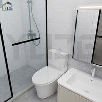 Casa Prefabricada de Contenedores con Estructura de Acero Gris Oscuro de 2-4 Dormitorios para Vida Aislada