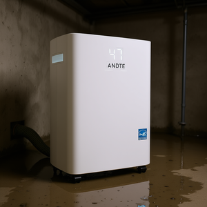 Deshumidificador ANDTE de 47 Pintas con Compresor y Control Táctil para Sótanos y Habitaciones Grandes de 6500 Pies Cuadrados - Product Image 2