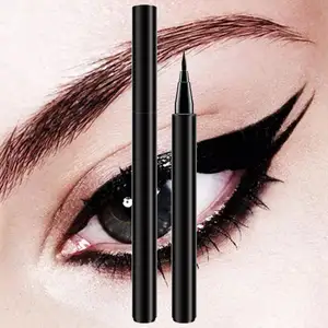 Eyeliner Klebe stift Großhandel Wasserdichter Matte Liquid Eyeliner Benutzer definierte Farben Private Label Vegan Maker Schwarzer Liquid Eyeliner