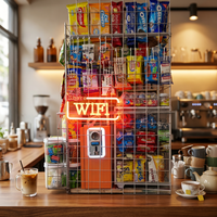 Máquina expendedora de WiFi con punto de acceso inalámbrico y sistema de gestión en la nube ShareWiFi con aplicación gratuita