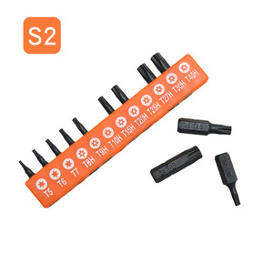 S2 Alloy Steel Screwdriver Bits Set 25mm Torx Phillips <b>Square</b> Hex Precision Interchangeable Bit For Diy Repair - Product Image 5