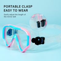 Masques de plongée anti-buée MASK400 pour jeunes adolescents, vision claire, couvre-nez pour enfants, conception anti-fuite, sports d'action