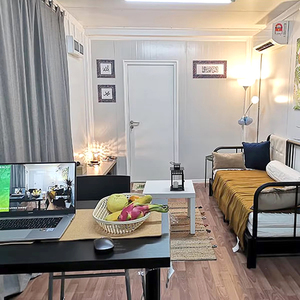 Trung Quốc Thương Hiệu Phẳng Gói Modular Nhà Đúc Sẵn Nhà Nhỏ Cho Cuộc Sống Ngoài Trời Cho Khách Sạn Và Căn Hộ Làm Từ Thép - Product Image 4