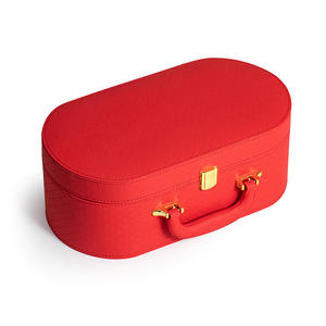 Étui de voyage en cuir personnalisé pour Dy-son <span class=keywords><strong>Airwrap</strong></span>, boîte cadeau ovale, emballage pour cadeaux de vin et de bonbons, boîte de rangement vide - Product Image 3