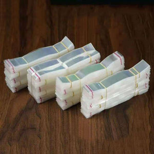 Bolsa de celofán transparente con sello autoadhesivo, bolsas de plástico Opp para joyería de regalo - Product Image 4