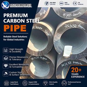 Welded A106 Gr.B A53 Gr.B Hot Rolled 48.3mm 6m DIN 1626 Carbon Steel Pipe with Durable Construction Grade - Product Image 1