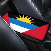 Protecteur d'accoudoir de voiture personnalisé avec drapeau national, coussin d'accoudoir fin lavable, accessoires intérieurs universels pour véhicules