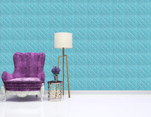 Amovible Enfants Peintures Murales Nature 3d Miroir <span class=keywords><strong>Mural</strong></span> Autocollant Or Papiers Modernes Imperméable Lin Papier Peint - Product Image 3