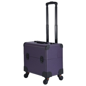Salon <b>Trolley</b> Cosmetic Case With Universal Wheel Portable <b>Pull</b> Along Toolbox For Beauty Spa Foot Massage Technician Use - Product Image 5