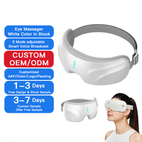 Produits tendance, appareil de soin de la beauté des yeux, machine de massage des yeux chauffante avec contrôle de la minuterie, vibration
