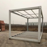 Maison préfabriquée pliable à prix abordable de 20 pieds, bâtiment modulaire, bureau préfabriqué mobile, conteneur hôtelier, salle de classe