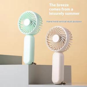 New <b>Portable</b> Handheld Foldable USB <b>Fan</b> Silent, Strong Wind, Digital Display, Ideal for Students & Dorms <b>Portable</b> <b>Small</b> <b>Fan</b> - Product Image 4