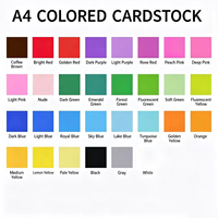 Papier couleur A4 120g de haute qualité pour l'emballage, l'impression, l'artisanat, les étiquettes suspendues et les cartes de table