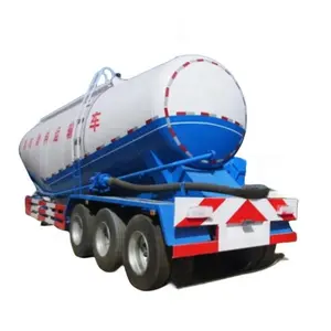 Best Price 2 3 4 Axles Powder Material Transport Ash Dry Cement Bulk Tanker Semi Trailer