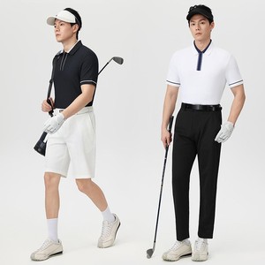 Chemises de golf pour hommes à col marin avec logo personnalisé en gros, tailles US/EU, t-shirts <span class=keywords><strong>sans</strong></span> boutons, vêtements de tennis décontractés, polo d'affaires pour hommes - Product Image 1