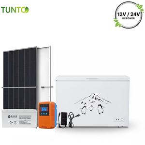 Congélateur <span class=keywords><strong>solaire</strong></span> à coffre 24V 560L 698L 1280L, congélateur à coffre DC à 2 portes avec isolation super épaisse de 110 mm pour l'épicerie - Product Image 6