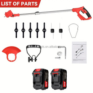 Tondeuse à gazon sans fil portable, désherbeuse, poignée pliable, alimentation par batterie 24V, cylindrée du moteur 125cc, 1800W, jardin - Product Image 2