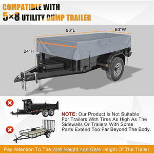 <span class=keywords><strong>Bâche</strong></span> de protection robuste 5*10 600Dtex en Oxford enduit PVC, imperméable, coupe-vent et ignifuge pour <span class=keywords><strong>remorque</strong></span> à benne basculante et utilitaire - Product Image 2