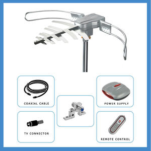 Antenne TV Extérieure HD 4K avec Rotation à 360° par Télécommande et Structure Pliable pour une Réception Optimale du Signal TV TNT Gratuit - Product Image 3