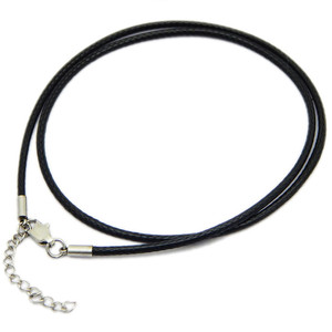 VILLFUL 20pezzi Corda Intrecciata Nera Con Chiusura Per Collane E - Foto 9