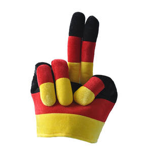 หมวกตบมือแบบมีพัดลมฟุตบอลกำมะหยี่ใช้มือตบมือแฟนบอลหมวกโฟมรูปฟุตบอลออกแบบได้ตามต้องการ - Product Image 6