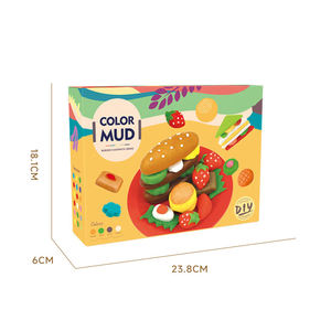 Kit de Pâte à Modeler Créative pour Enfants, Pâte à Sécher à l'Air, Jouets DIY pour Petits Enfants, Pâte à Modeler pour le Petit-Déjeuner, Jouets en Plastique pour le Développement de la Créativité - Product Image 5