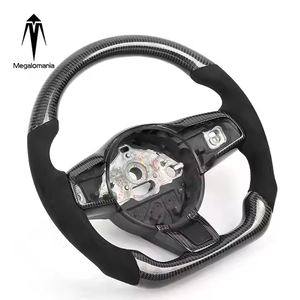 Volante de coche de fibra de carbono <span class=keywords><strong>Real</strong></span> para <span class=keywords><strong>Jaguar</strong></span> XF F-type f-pace E Pace XE volante soporte duradero Color personalizable - Product Image 5