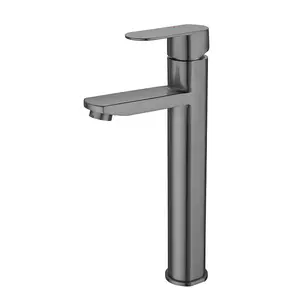 Price Can Talk Watermark Sink Taps Stainless Steel Bathroom Mixer Tall Wash Taps Square Single Hole Basin Faucet