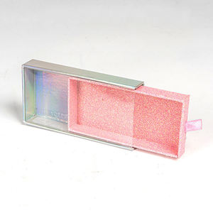 Nhà Máy Giá Rẻ Giá Miễn Phí Thiết Kế Bán Buôn Hộp Giấy Thân Thiện Với Môi Vẻ Đẹp Tự Nhiên Hộp shinning Giấy Quà Tặng Trượt Lash Hộp - Product Image 4