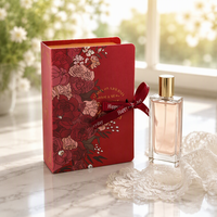 Boîte rigide magnétique de luxe personnalisée pour coffret cadeau cosmétique, emballage de parfum, boîtes en papier rigide durables pour les soins de la peau