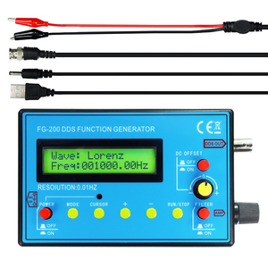 เครื่องกำเนิดสัญญาณฟังก์ชัน DDS รุ่น FG-200 พร้อมตัวนับความถี่ 0.01Hz - 500KHz โมดูลแหล่งกำเนิดสัญญาณ รูปแบบไซน์+สี่เหลี่ยม+ฟันเลื่อย FG-100 FG-300 - Product Image 2