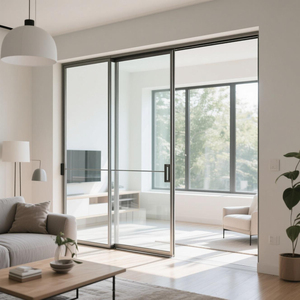 ประตูบานเลื่อนหุ้มฉนวนสองชั้นเคลือบด้วยการเค<span class=keywords><strong>ล</strong></span>ือบอีต่ำเพื่อสร้างซองจดหมายที่ประหยัดพ<span class=keywords><strong>ล</strong></span>ังงาน - Product Image 1