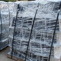 Fabrication sur mesure de plaques d'acier galvanisées à chaud Q235B/Q335B avec pièces intégrées, découpe pour fixation béton en bâtiments de grande hauteur