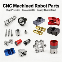 Pièces de jambe de robot sur mesure, pièces usinées avec précision par CNC, pièces de jambe de robot CNC
