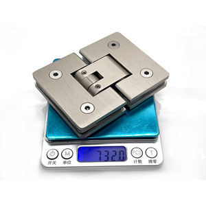 Badkamer Glas Op Glas Messing Aanpassen Scharnier Glazen Deur Draaischerm Scharnieren Voor Doucheruimte - Product Image 3