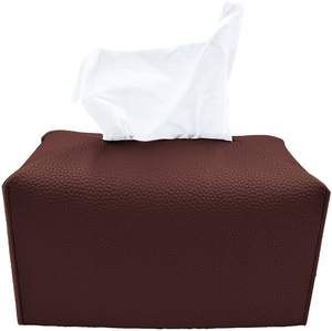 Moderno Dispensador de Toallitas de Cuero PU Antihumedad y Antipolvo con Protección RFID, Certificado ISO 9001, Opción de Logotipo Personalizado - Product Image 1