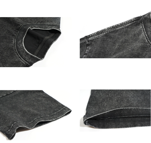 T-Shirt Oversize in Cotone Pesante da <span class=keywords><strong>Uomo</strong></span> con Logo Personalizzato Stampato, Design Vintage di Alta Qualità - Product Image 2