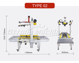 Machine automatique électrique à grande vitesse pour l'érection, le pliage et la fermeture de cartons pour l'emballage alimentaire dans les usines de fabrication - Product Image 4