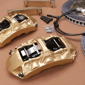 Sistema de freno automático Kit de freno grande GT6 Pinzas con rotores de disco de pastillas de freno 355 362 380 405mm para Mercedes Benz <span class=keywords><strong>BMW</strong></span> Audi Jaguar Ford - Product Image 2