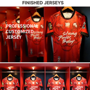 Maillot de football personnalisé entièrement sublimé, 100% polyester, chemises et hauts, commande minimum 1 pièce - Product Image 2
