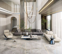 Marbre gris naturel de ventre de poisson, veinures blanches nuageuses, résistant à la décoloration, dalle de pierre moderne de grande taille pour cuisine, salle à manger, villa