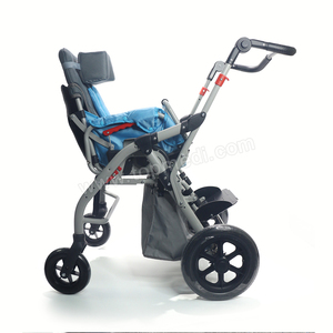 Silla de Ruedas Plegable de Viaje para Parálisis <span class=keywords><strong>Cerebral</strong></span> Cochecito Ligero para Niños - Product Image 4