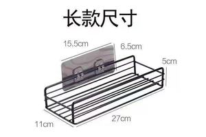 Estantes triangulares para baño, estante de esquina sin agujeros, trípode de baño, estantes de lavado, soporte de Metal para pared de baño, champús - Product Image 5