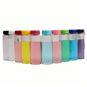 Botella de Agua de Plástico Transparente Promocional con Logotipo Personalizado, Botella de Agua para Jugo y Bebidas, para Regalo Publicitario - Product Image 4