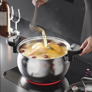 <span class=keywords><strong>Olla</strong></span> <span class=keywords><strong>a</strong></span> <span class=keywords><strong>Presión</strong></span> Multifuncional de Acero Inoxidable Triple de 26 cm y 7 L, Antiadherente, de Alta Calidad, para el Hogar, Venta al por Mayor - Product Image 4