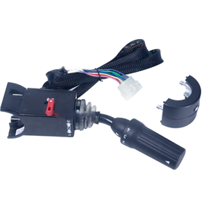 Transmission Control Gear Lever For Wheel Loader 4WG180 SG-4A DW-4 <b>Black</b> With Wiring <b>Harness</b> - Product Image 4