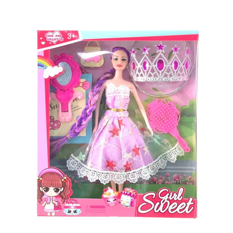 Le articolazioni da 11.5 pollici della bambola di moda di vendita calda possono essere ruotate bambole della ragazza per le ragazze fanno finta di giocare con i giocattoli