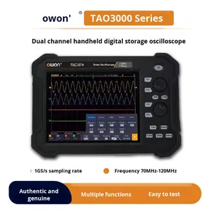 สำหรับออสซิลโลสโคปแบบพกพา TAO3000 2 ช่องสัญญาณ 100MHz แบนด์วิดท์ 1GSa/s อัตราการสุ่มตัวอย่าง 8 นิ้ว มัลติทัช คาปาซิทีฟ - Product Image 5
