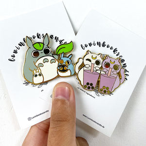 Toptan özel tasarım hediyeler gül altın kazınmış logo yumuşak mineli yaka rozeti rozeti destek kartı ile - Product Image 4