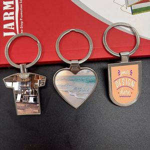 Porte-clés rond en métal vintage et tendance personnalisé avec logo personnalisé, cadeaux promotionnels, porte-clés pour le marketing - Product Image 4